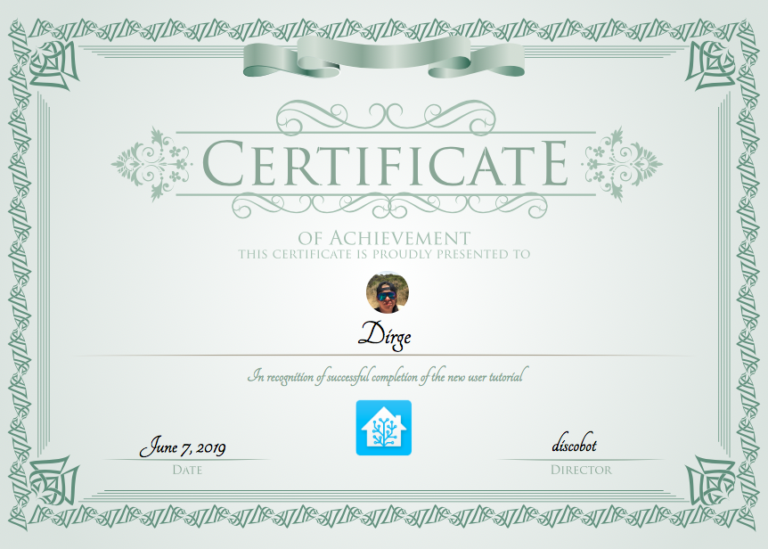 Home Assistant Certificate